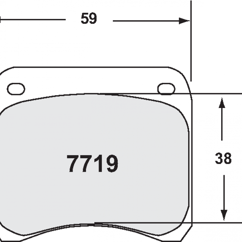 Race brake pads - AP 2-piston caliper
Ducati / Lockheed
Renault / Triumph